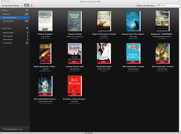 amazon kindle for mac view page numbers